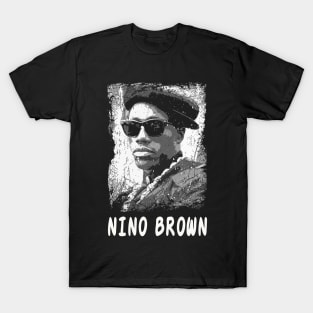 Graphic Art Nino Brown T-Shirt